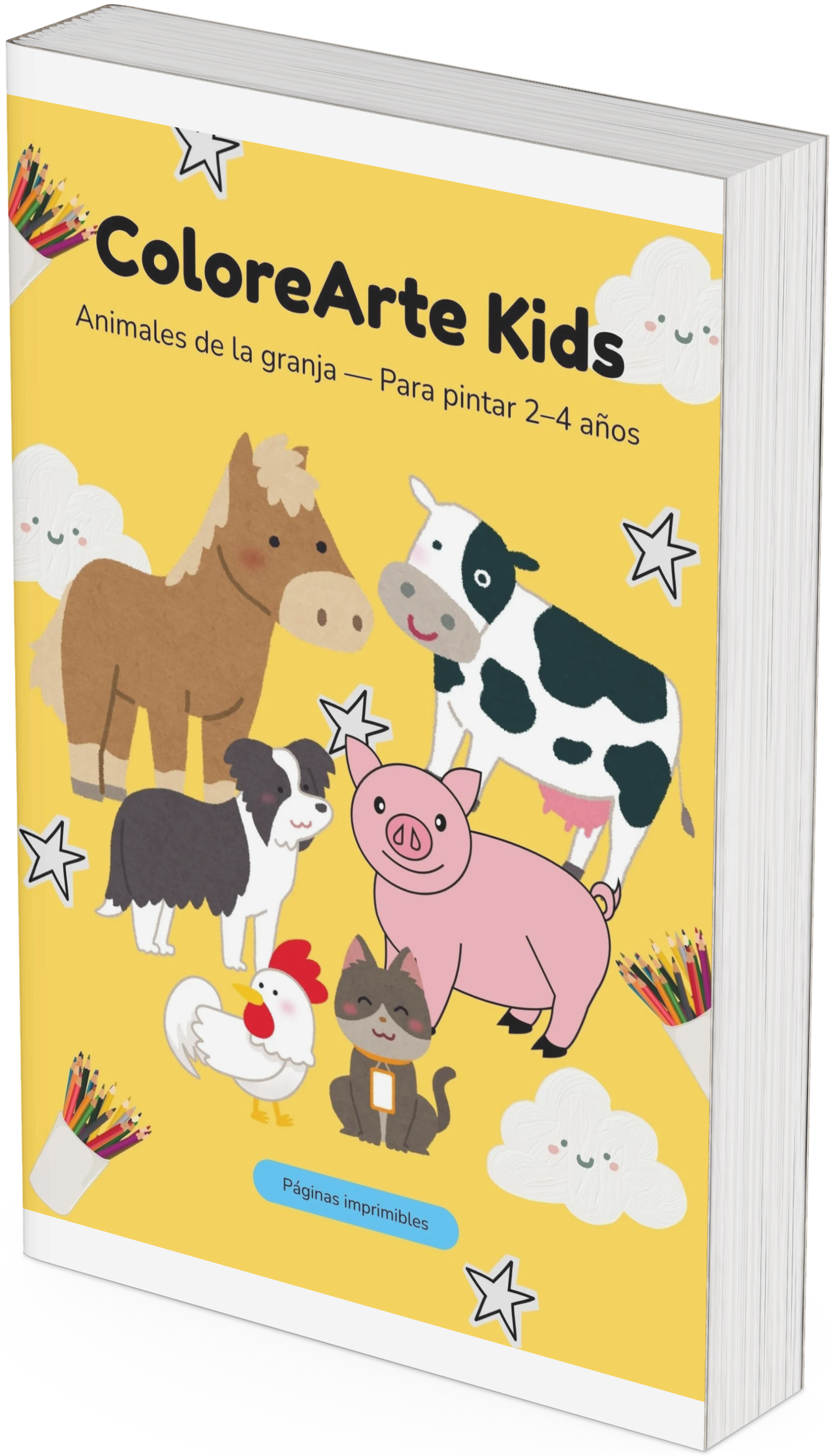 Mi Primer Libro de Colorear: Animales de la Granja